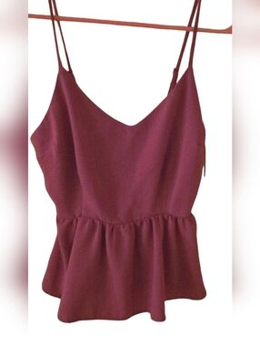 Monteau Los Angeles Spaghetti Strap Top Size Small